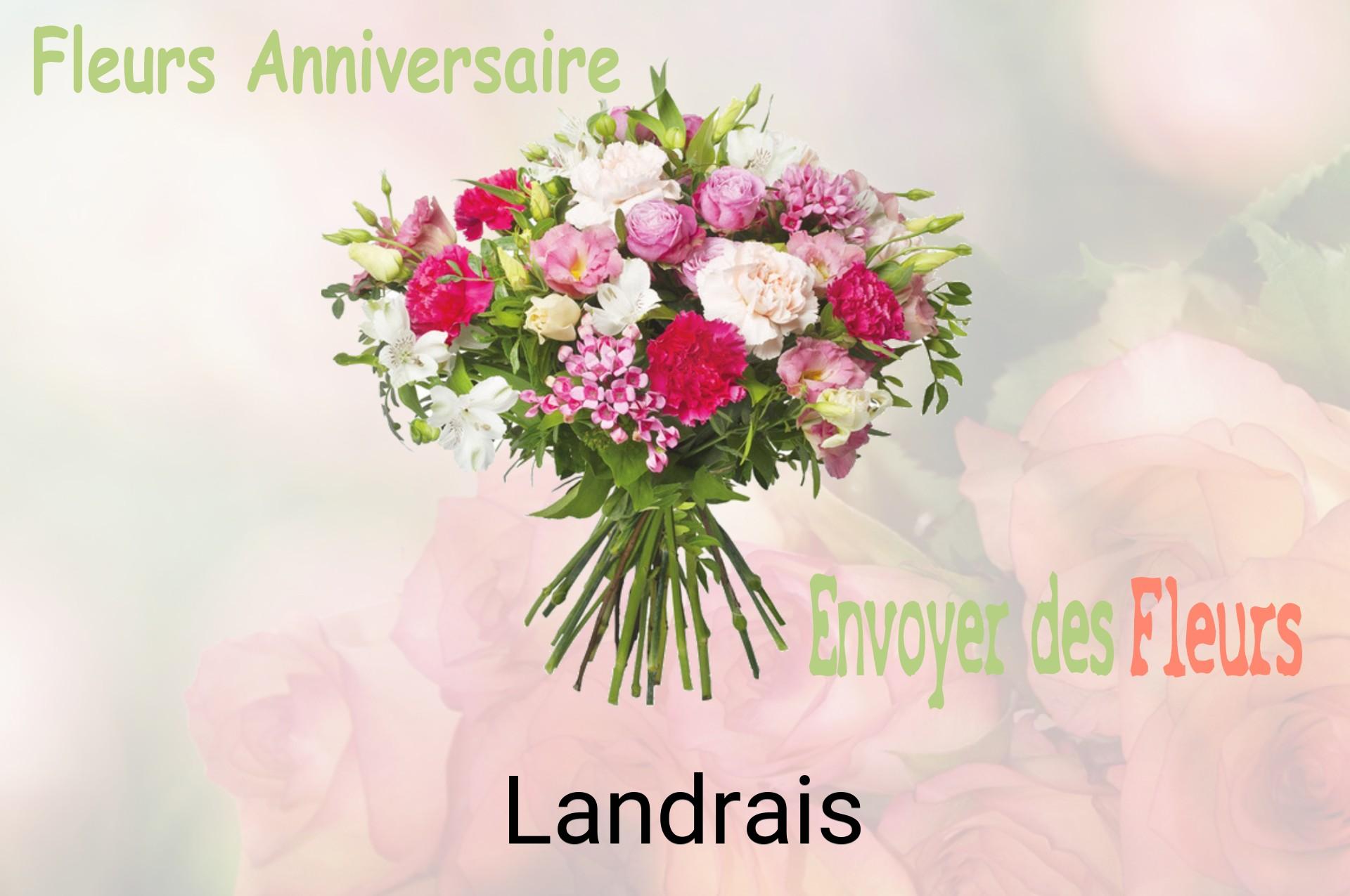 Bouquet de fleurs d’anniversaire livré à Landrais